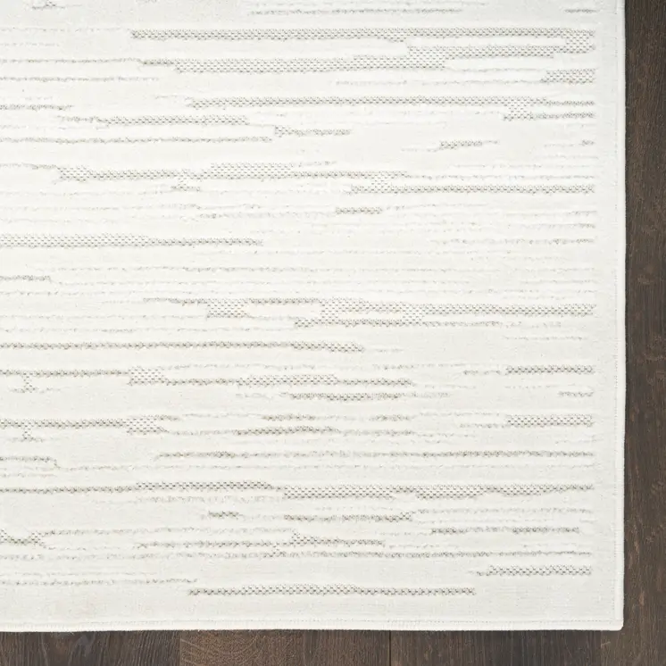 8' X 10' Ivory Geometric Area Rug