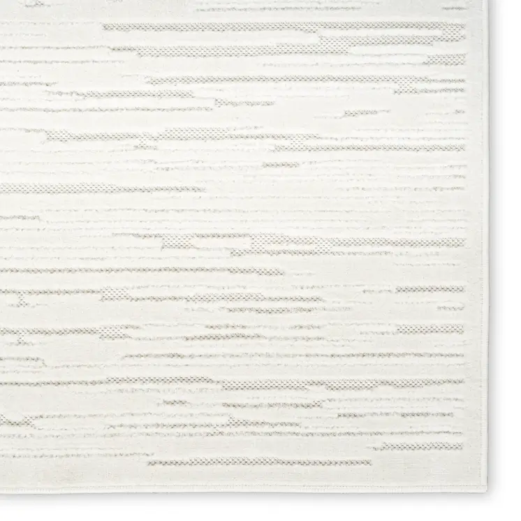 8' X 10' Ivory Geometric Area Rug