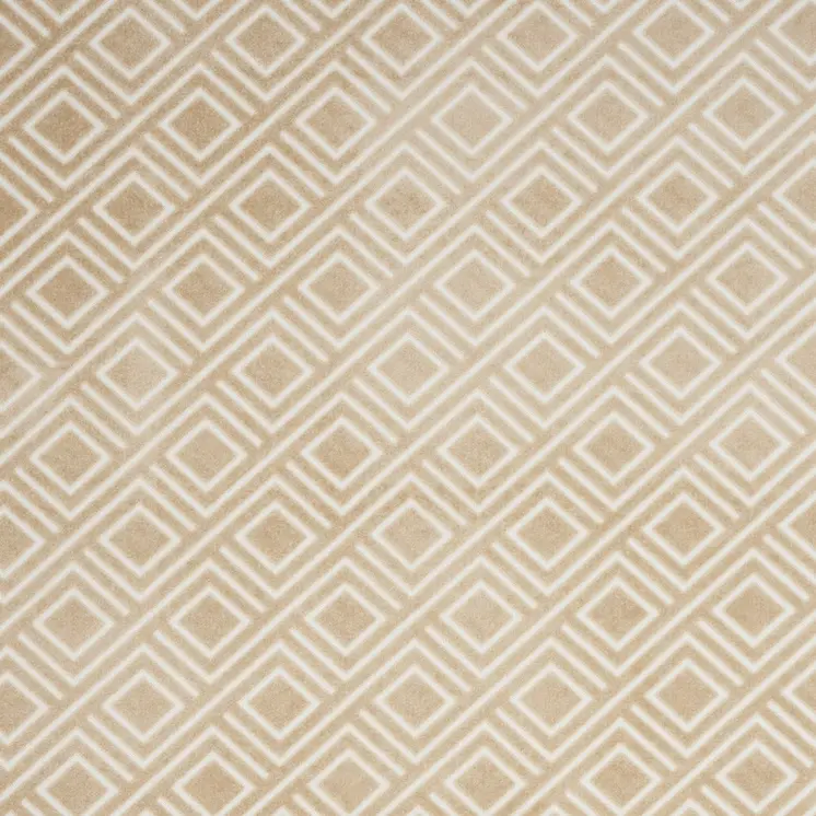 8' X 10' Tan Geometric Area Rug