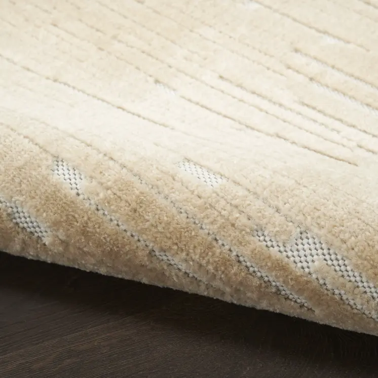 8' X 10' Tan Geometric Area Rug