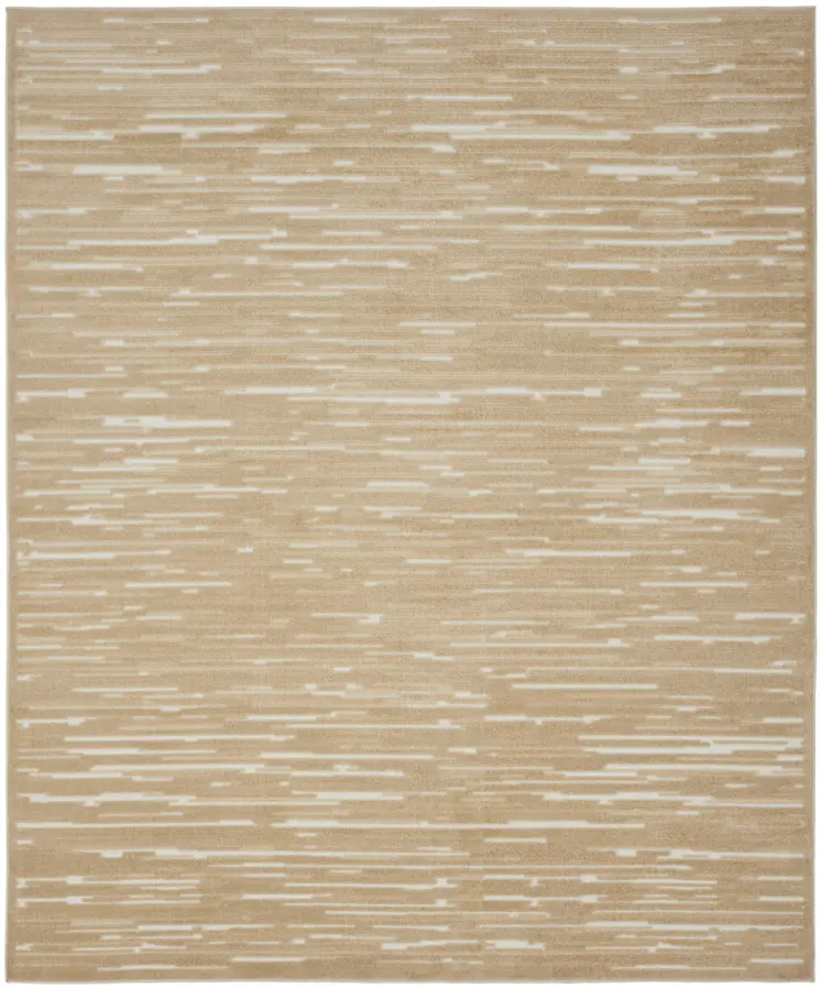8' X 10' Tan Geometric Area Rug