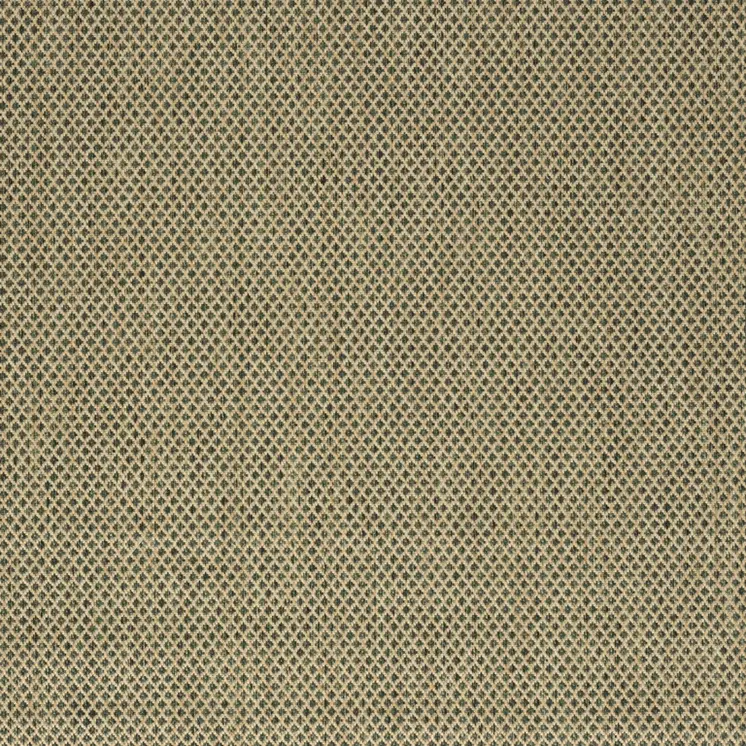 4' X 6' Green And Taupe Geometric Indoor Outdoor Area Rug