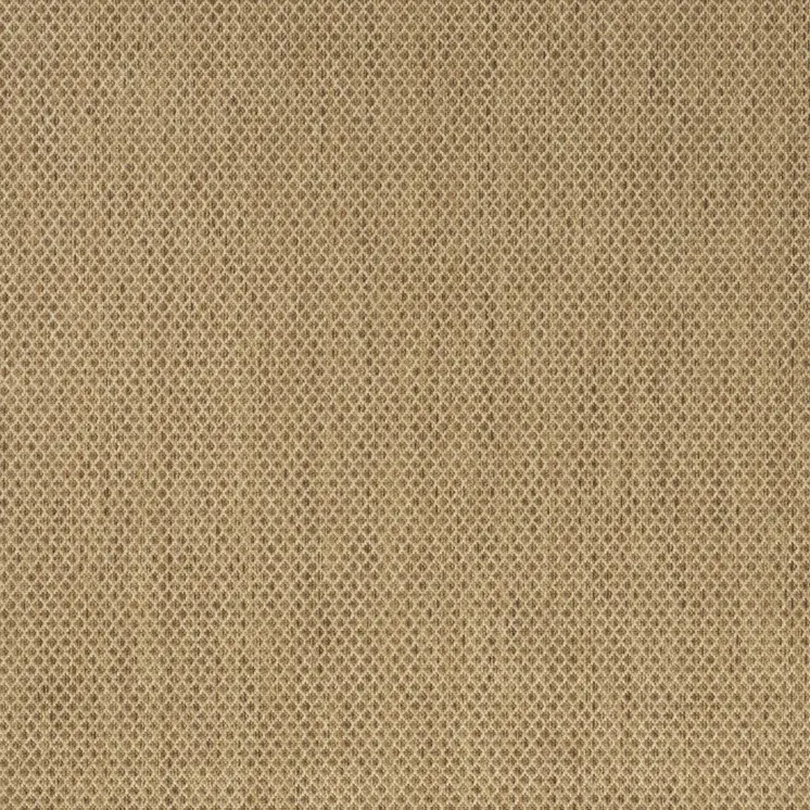 5' X 7' Tan And Brown Geometric Indoor Outdoor Area Rug