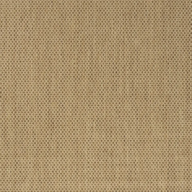 6' X 9' Tan And Brown Geometric Indoor Outdoor Area Rug