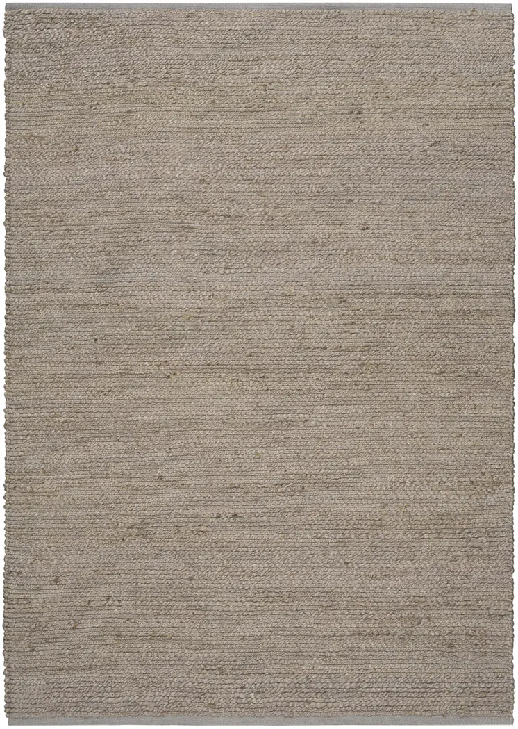 8' X 10' Gray Jute Hand Woven Area Rug
