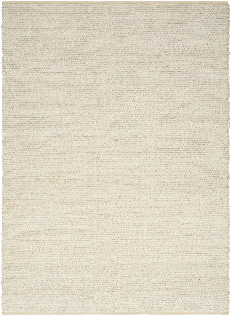 8' X 10' Ivory Jute Hand Woven Area Rug