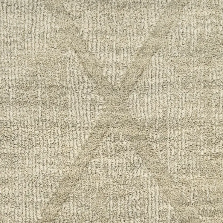 4' X 6' Sage Wool Geometric Area Rug