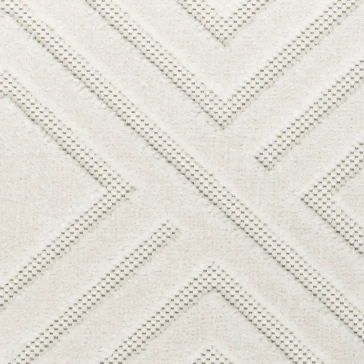 4' X 6' Sage Wool Geometric Area Rug