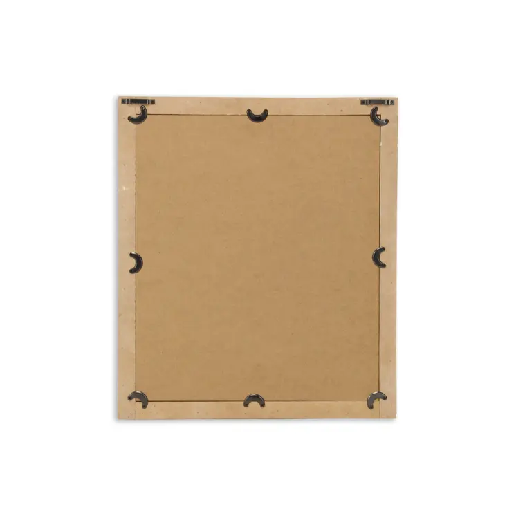 20" Natural Solid Wood Accent Mirror