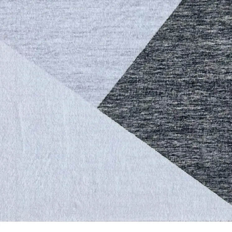 8' X 11' Blue and Gray Geometric Area Rug