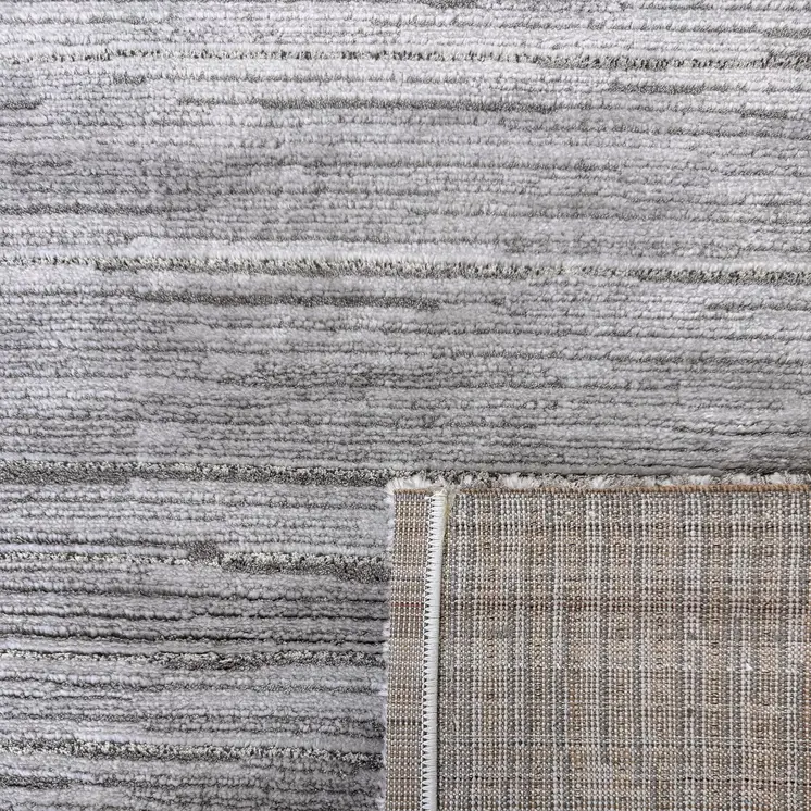 5' X 8' Gray Abstract Area Rug