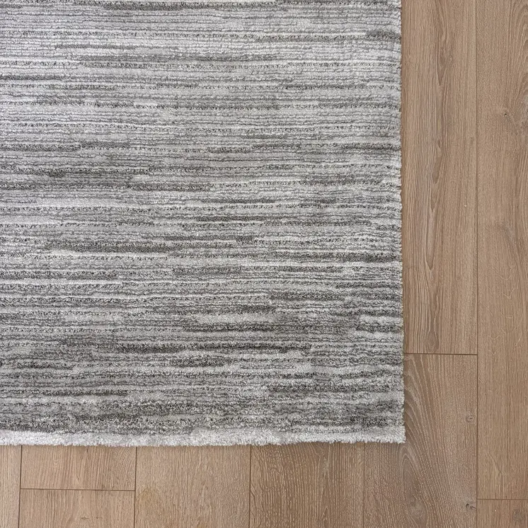 5' X 8' Gray Abstract Area Rug