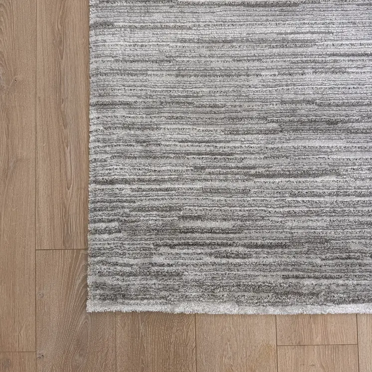 8' X 11' Gray Abstract Area Rug