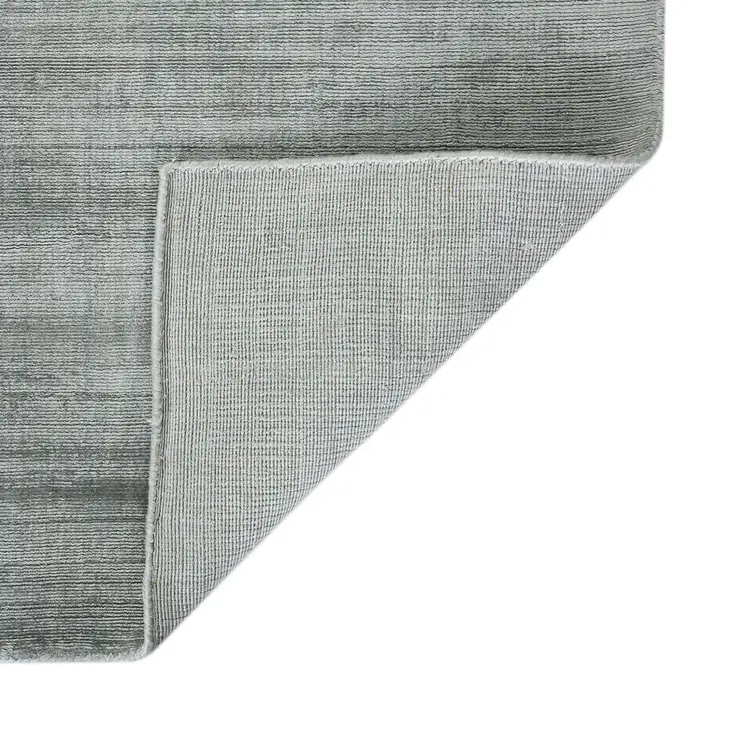 4' X 6' Silver And Gray Abstract Hand Woven Area Rug