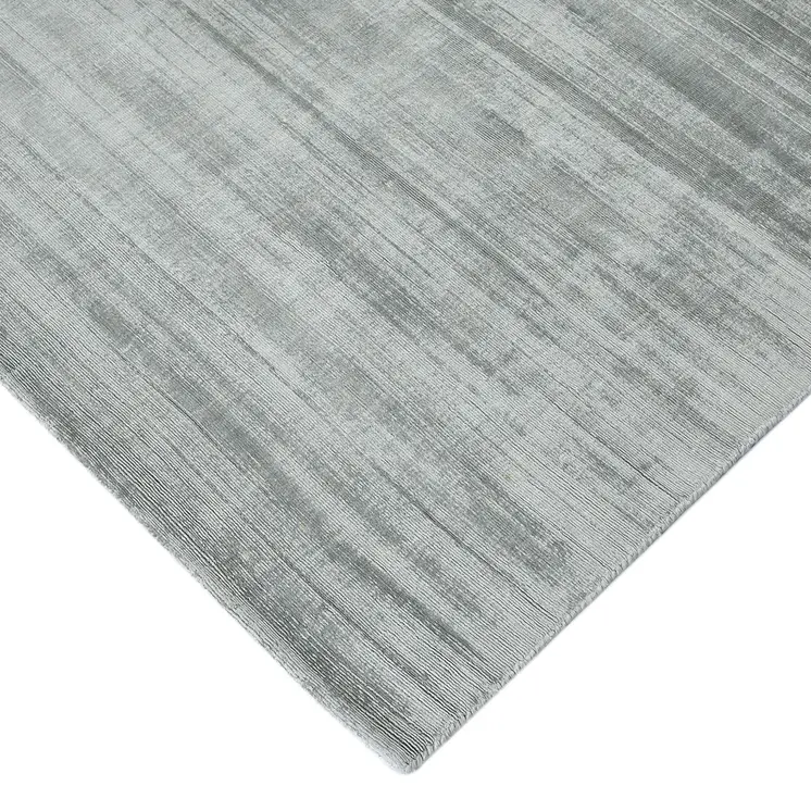 10' X 14' Silver And Gray Abstract Hand Woven Area Rug
