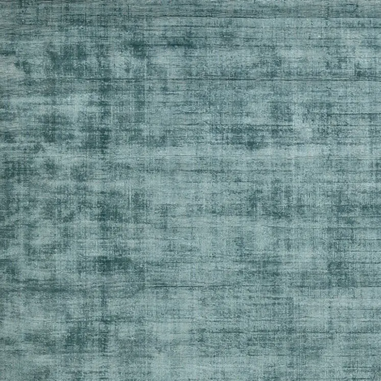 5' X 8' Sea Green And Light Blue Abstract Hand Woven Area Rug