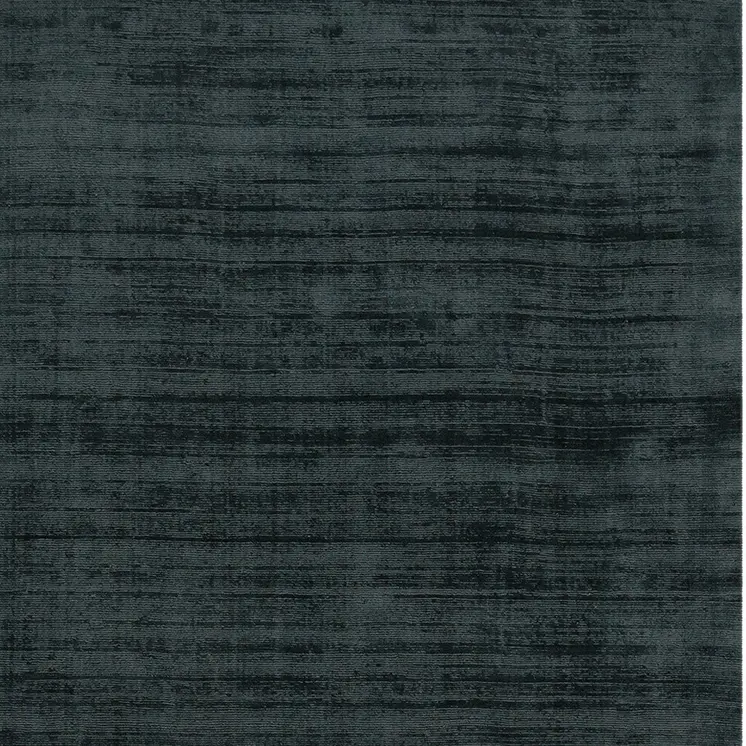 4' X 6' Charcoal And Black Abstract Hand Woven Area Rug