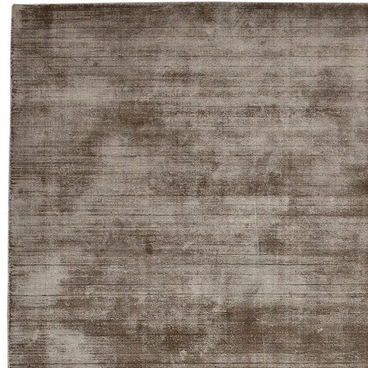 4' X 6' Brown And Gray Abstract Hand Woven Area Rug