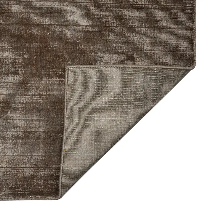4' X 6' Brown And Gray Abstract Hand Woven Area Rug