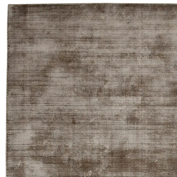 8' X 10' Brown And Gray Abstract Hand Woven Area Rug