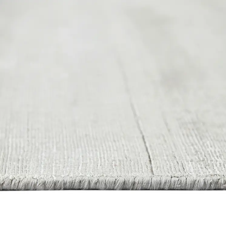 4' X 6' Ivory And Gray Abstract Hand Woven Area Rug