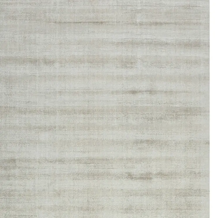 9' X 12' Ivory And Gray Abstract Hand Woven Area Rug