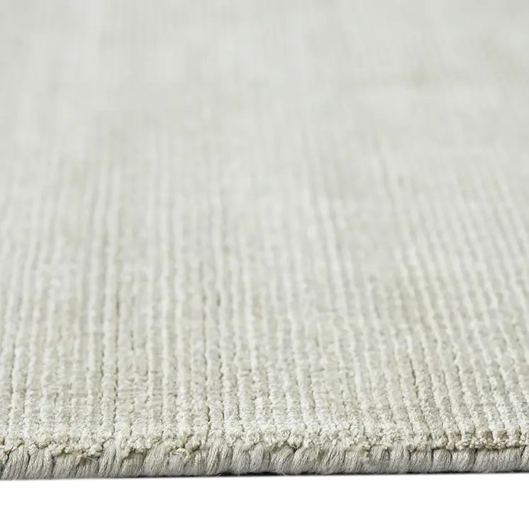 4' X 6' Sand And Ivory Abstract Hand Woven Area Rug