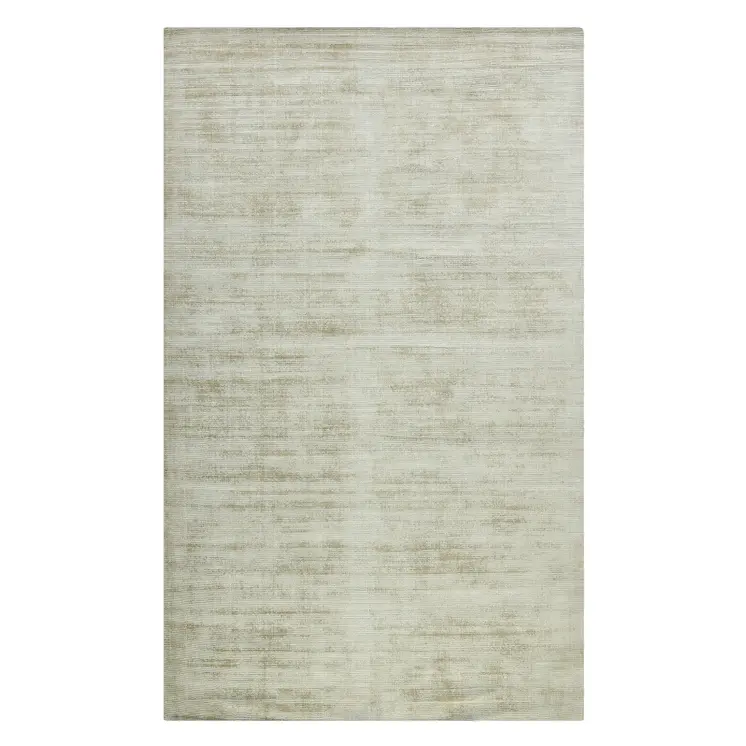 5' X 8' Sand And Ivory Abstract Hand Woven Area Rug