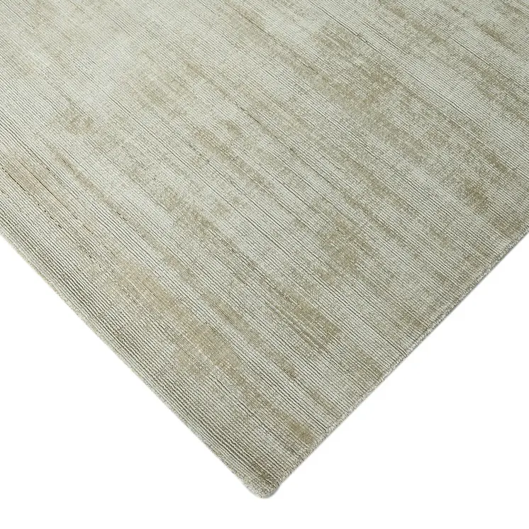 5' X 8' Sand And Ivory Abstract Hand Woven Area Rug