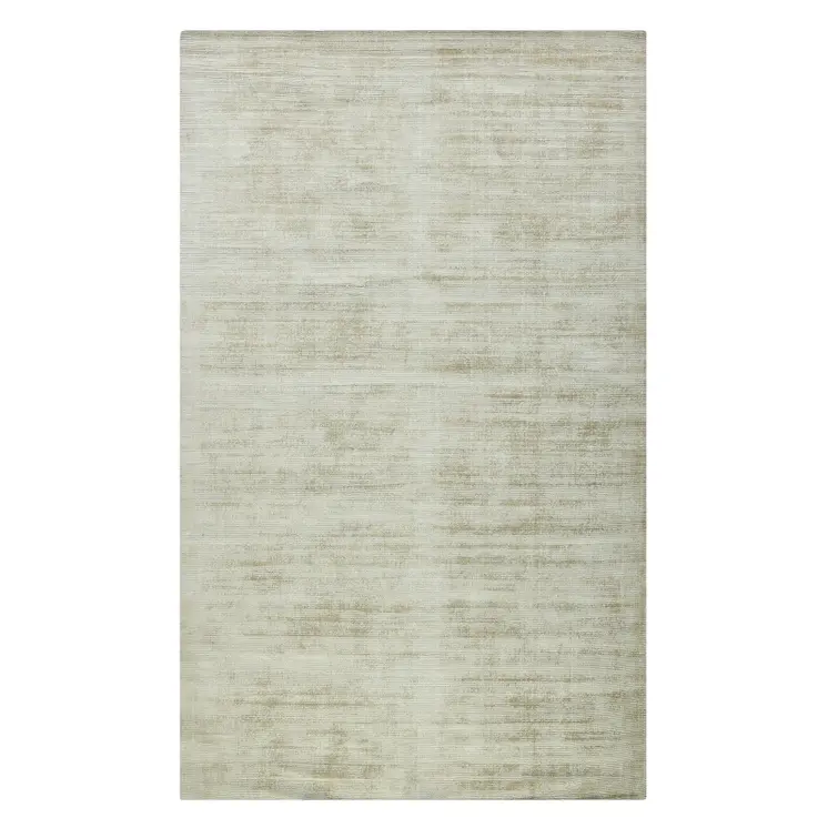 5' X 8' Sand And Ivory Abstract Hand Woven Area Rug