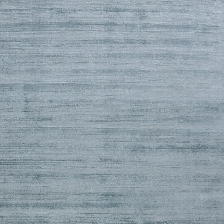 5' X 8' Light Blue And Dark Blue Striped Hand Woven Area Rug