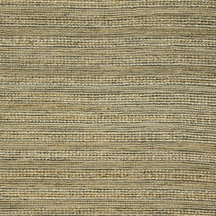 5' X 8' Dark Gray Brown And Beige Jute Striped Flatweave Handmade Area Rug