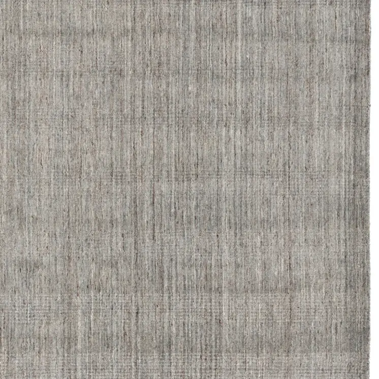 2' X 3' Gray And Light Brown Wool Abstract Hand Woven Area Rug
