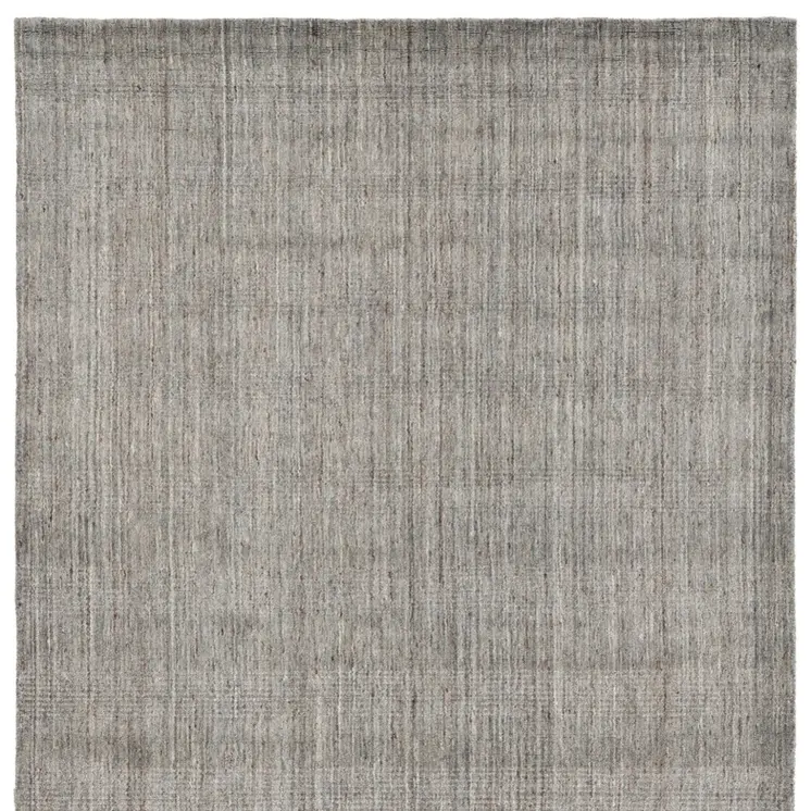 5' X 8' Gray And Light Brown Wool Abstract Hand Woven Area Rug