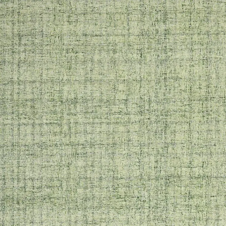 8' X 10' Green And Light Green Wool Striped Hand Tufted Area Rug