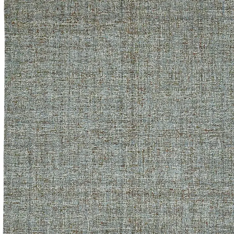 9' X 12' Light Blue And Gray Wool Abstract Hand Tufted Area Rug