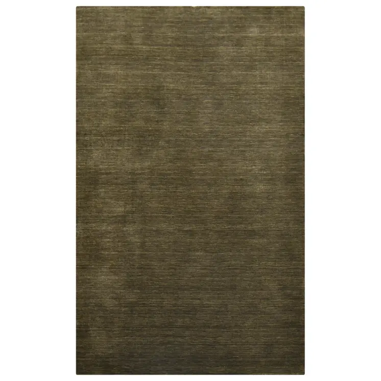 4' X 6' Brown Wool Hand Woven Area Rug
