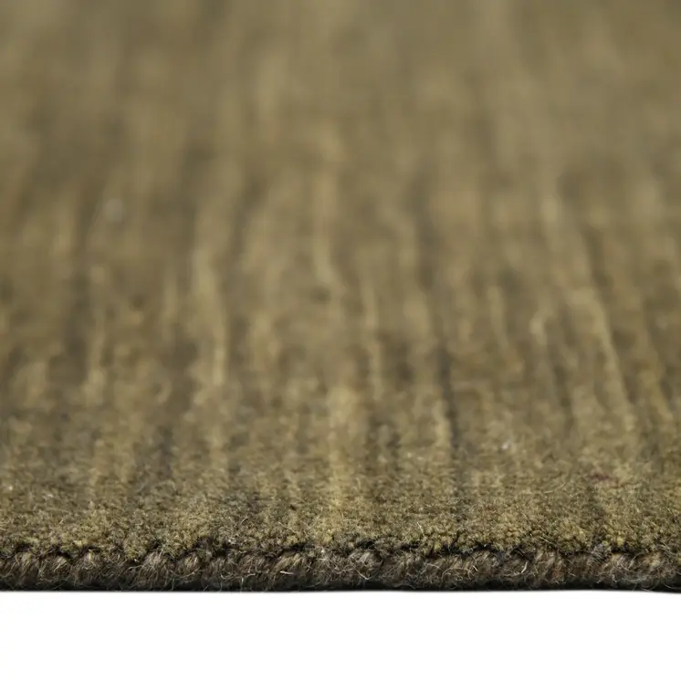 4' X 6' Brown Wool Hand Woven Area Rug
