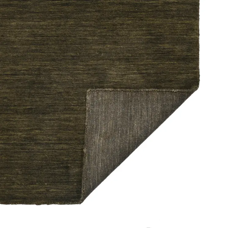 4' X 6' Brown Wool Hand Woven Area Rug
