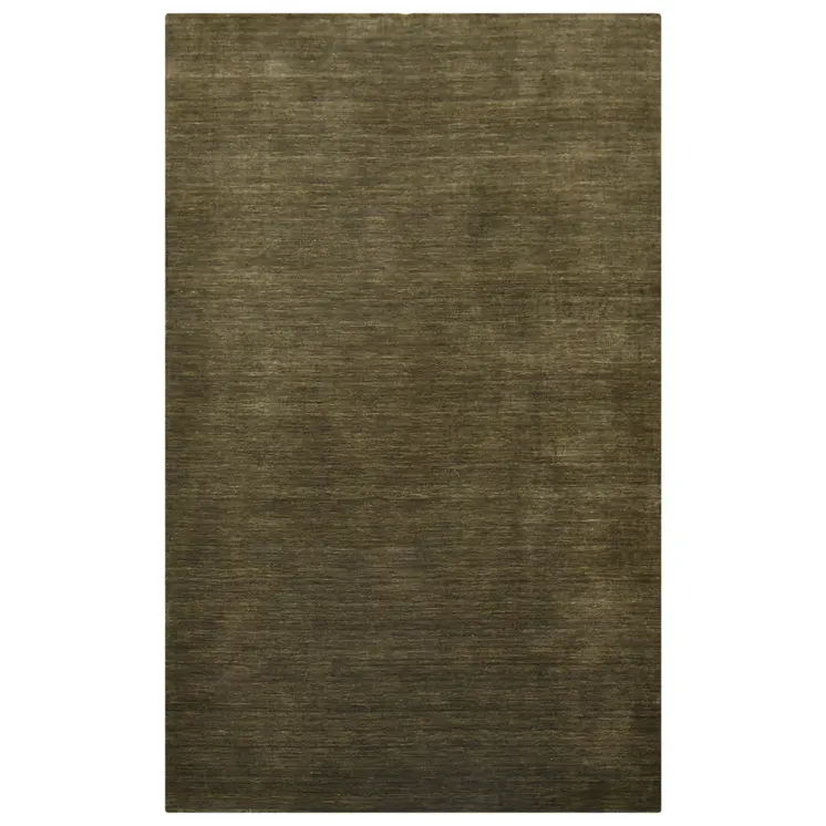 4' X 6' Brown Wool Hand Woven Area Rug