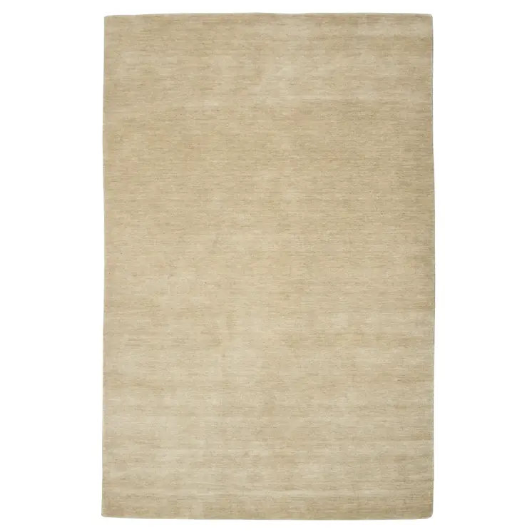 4' X 6' Ivory Wool Hand Woven Area Rug