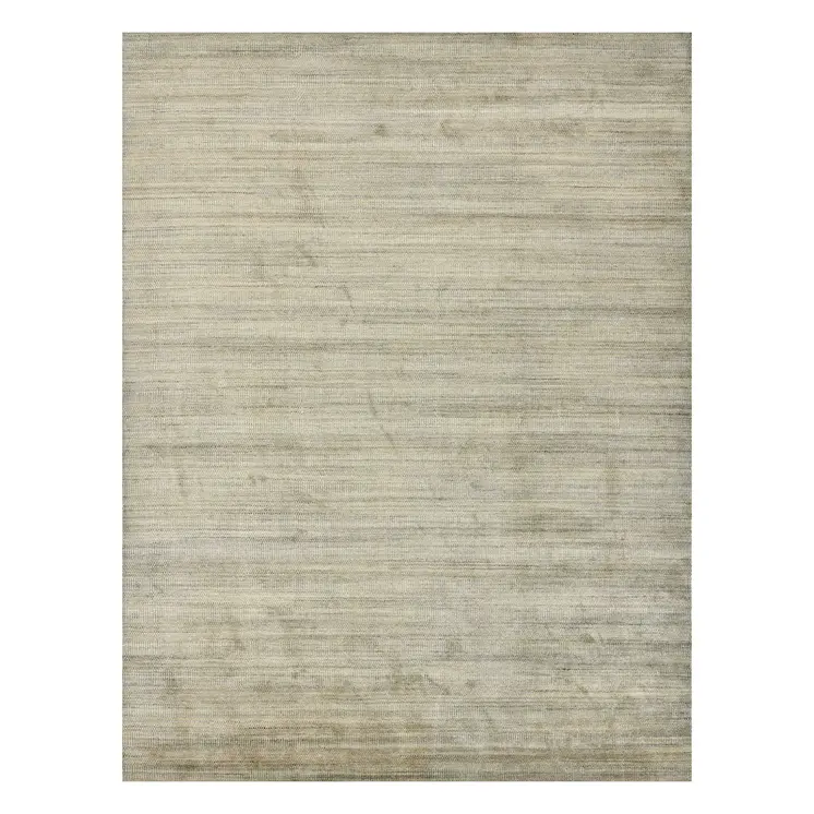 2' X 3' Beige And Brown Wool Striped Hand Woven Area Rug