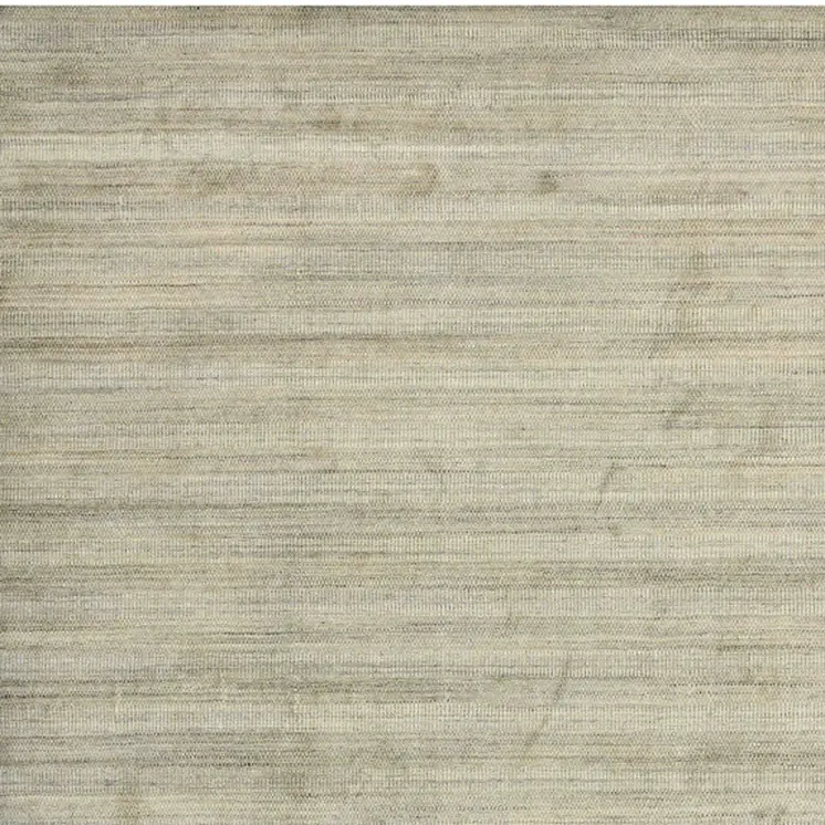 8' X 10' Beige And Brown Wool Striped Hand Woven Area Rug