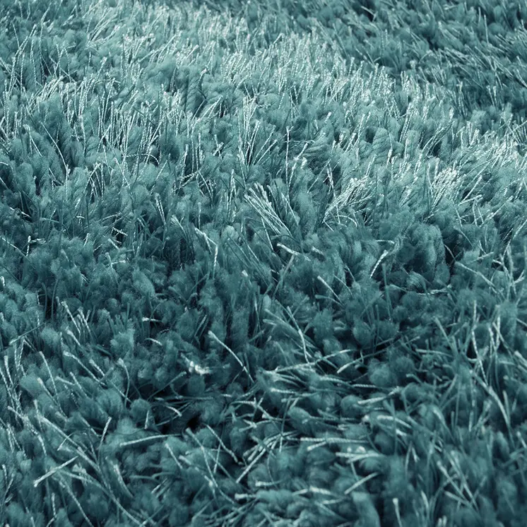 2' X 3' Blue Shag Area Rug