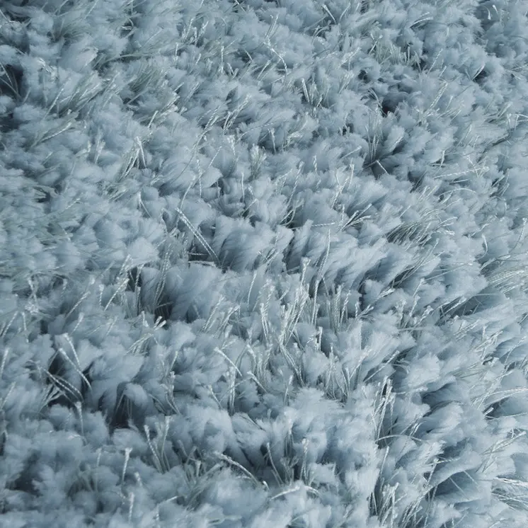 8' X 11' Sky Blue Shag Area Rug