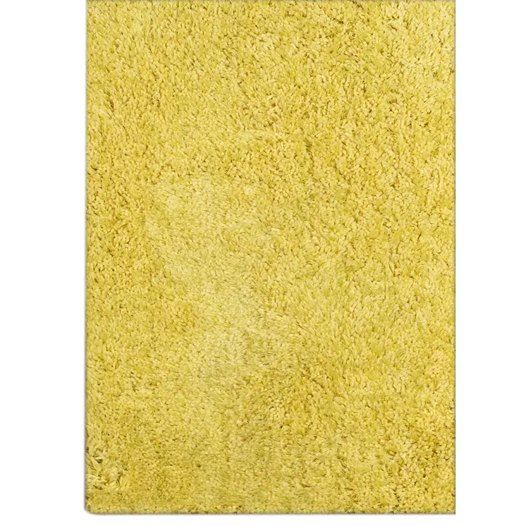 8' X 11' Yellow Shag Area Rug