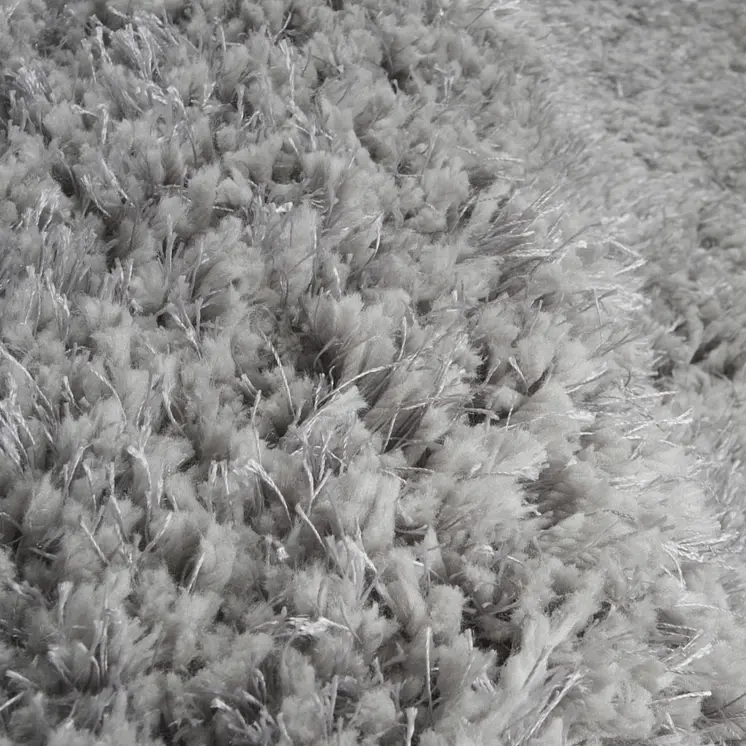 2' X 3' Gray Shag Area Rug