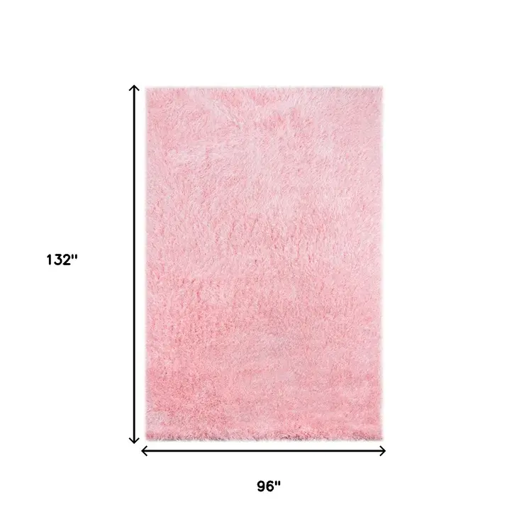 8' X 11' Pink Area Rug