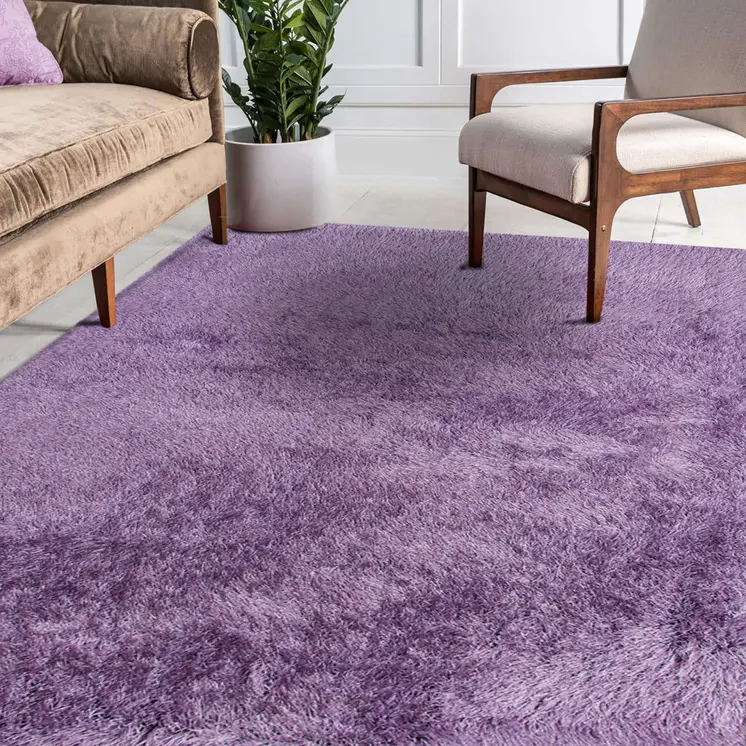 9' X 14' Purple Area Rug