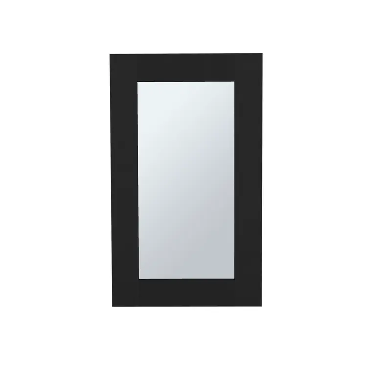 15" Black Wood Floating Bathroom Vanity